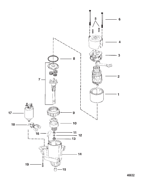 STARTER MOTOR (PG260)