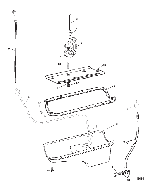 OIL PAN AND OIL PUMP
