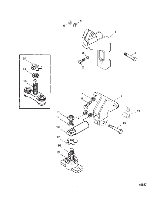 TRANSMISSION AND ENGINE MOUNTING (BORG WARNER 72)