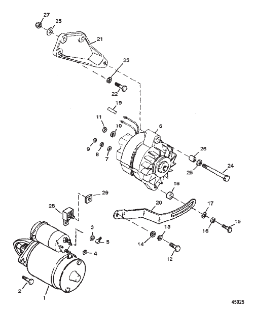 STARTER AND ALTERNATOR