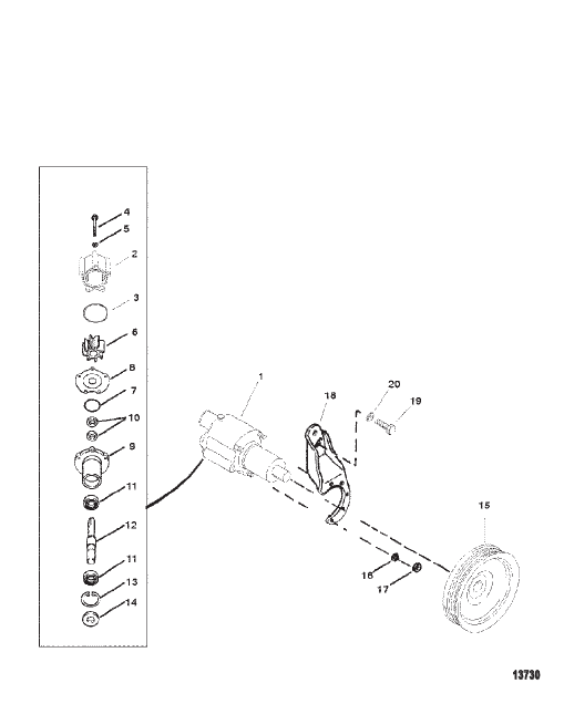 Sea Water Pump Assembly
