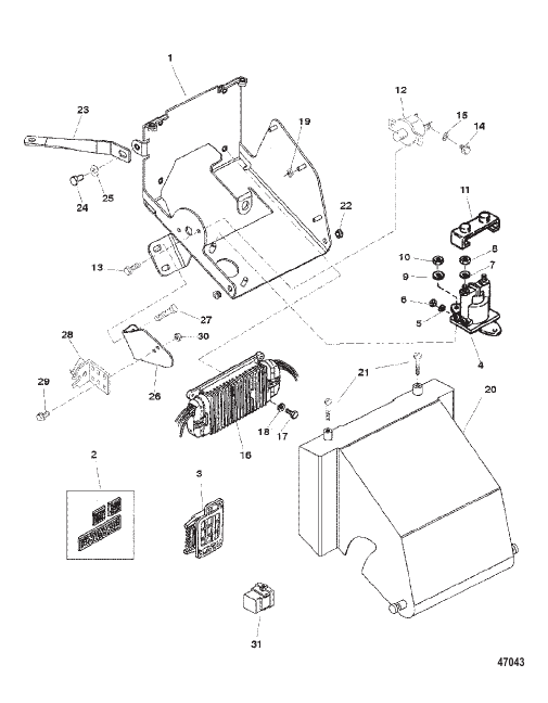 ELECTRICAL BOX AND COMPONENTS