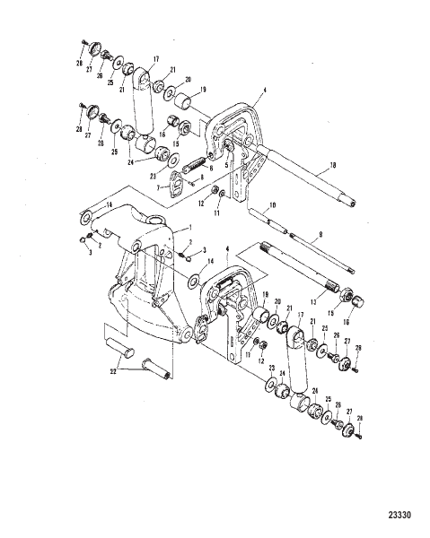 CLAMP AND SWIVEL BRACKET