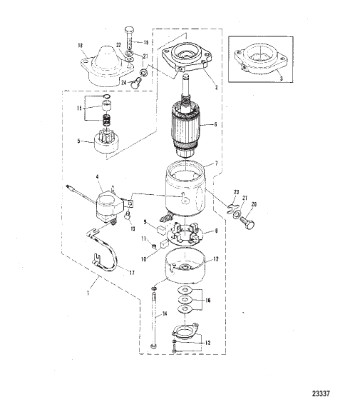 ELECTRIC STARTER MOTOR