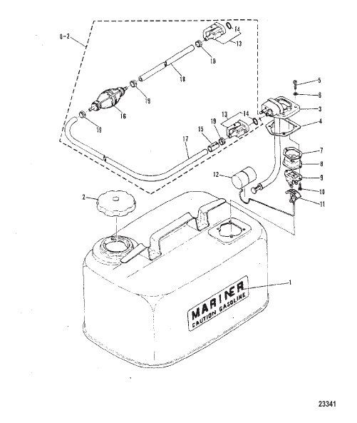 FUEL TANK (S-675-00450/L-32875 & BELOW)