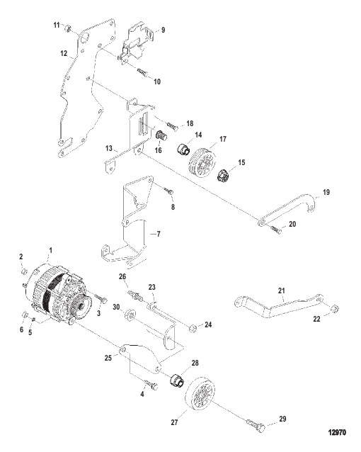 Alternator And Brackets