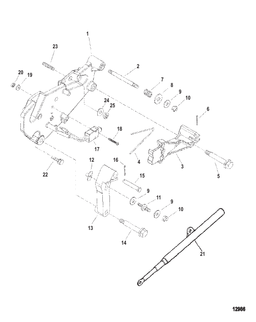 Shift Bracket (Alpha Engines)
