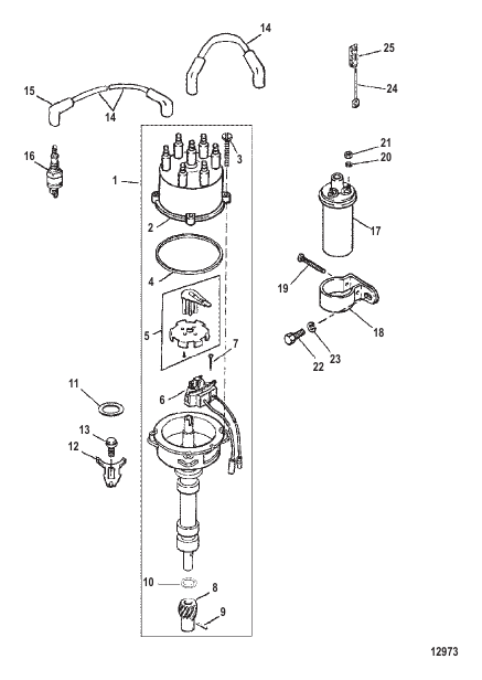 Distributor (S/N-0L360000 & Up)