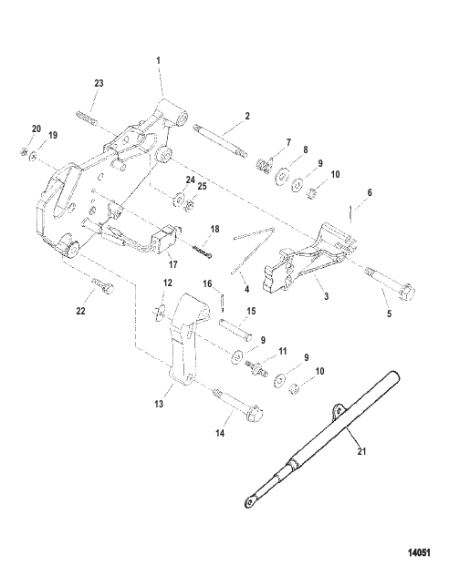 Shift Bracket (Alpha Engines)
