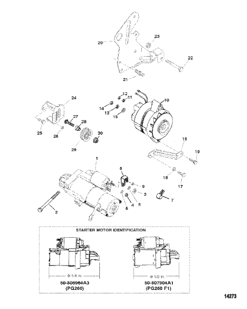 Starter Motor And Alternator