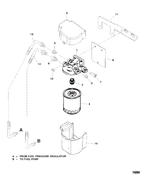 Fuel Filter (Fuel Cooled System)