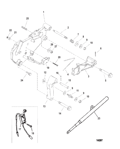 Shift Bracket (Alpha Engines)