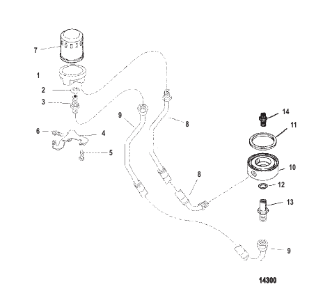 Remote Oil Filter (With 860091T Adaptor)