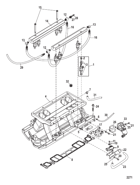 Intake Manifold And Fuel Rail