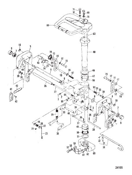 CLAMP AND SWIVEL BRACKET/REVERSE LOCK