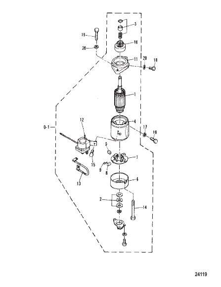 ELECTRIC STARTER MOTOR