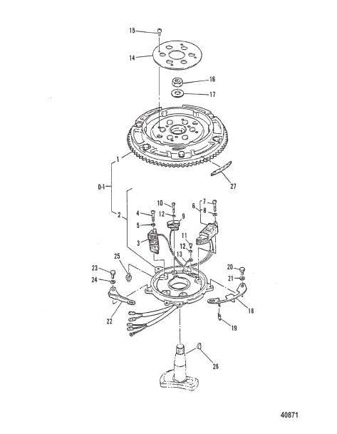 C.D.I MAGNETO ASSEMBLY