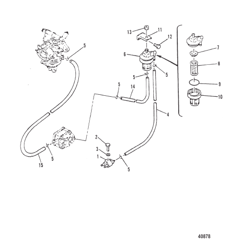 FUEL LINES AND FILTER