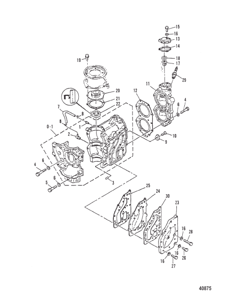 CRANKCASE AND CYLINDER HEAD