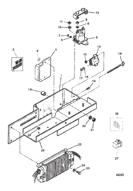 ELECTRICAL BOX AND COMPONENTS