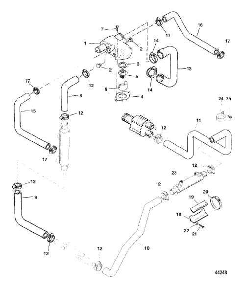 THERMOSTAT HOUSING (STANDARD COOLING)