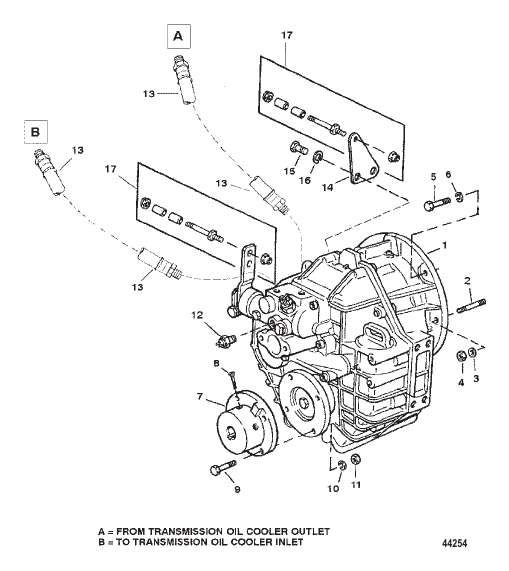 TRANSMISSION AND RELATED PARTS (HURTH 630)