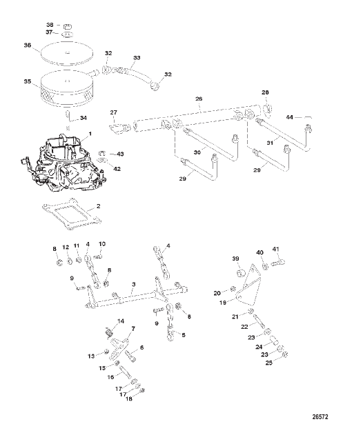 Carburetor And Linkage