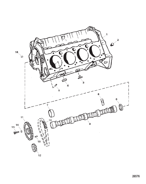 Cylinder Block And Camshaft
