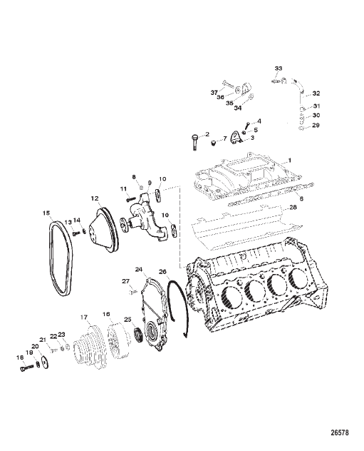 Intake Manifold And Front Cover