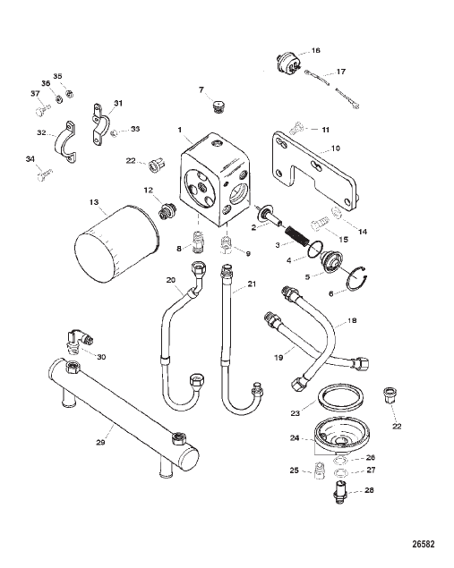 Oil Cooler And Oil Filter