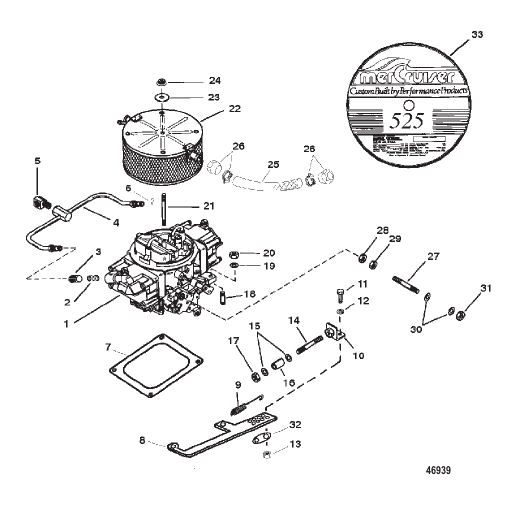 CARBURETOR AND LINKAGE