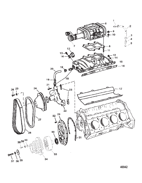 INTAKE MANIFOLD AND SUPERCHARGER