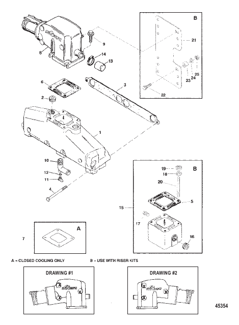 EXHAUST MANIFOLD AND EXHAUST ELBOW