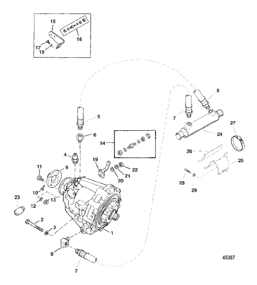 TRANSMISSION AND RELATED PARTS (BORG WARNER 71C)