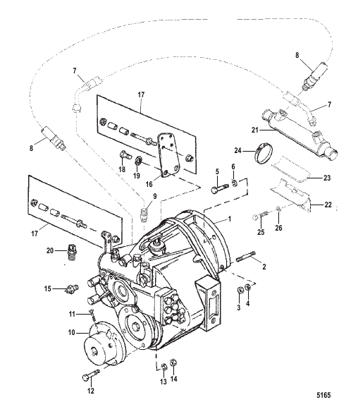 TRANSMISSION AND RELATED PARTS (BORG WARNER 5000)
