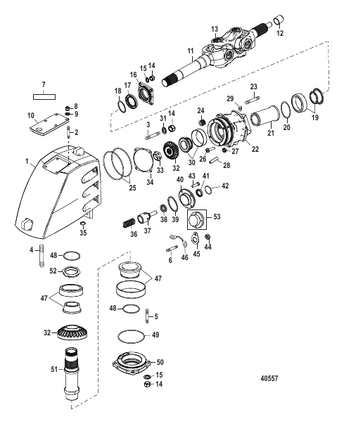 U Joint Housing Dry Sump Six/NXT6 SSM