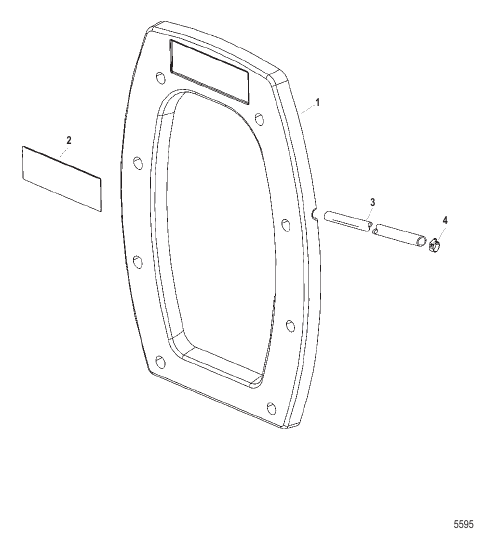 Inner Transom Plate Dry Sump Six