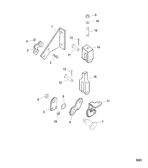 Cable Actuator Components (Wet-Sump) Design-I (Pre-1998)