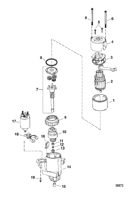 STARTER ASSEMBLY (50-806964A3) (BRAVO PLUG-IN)