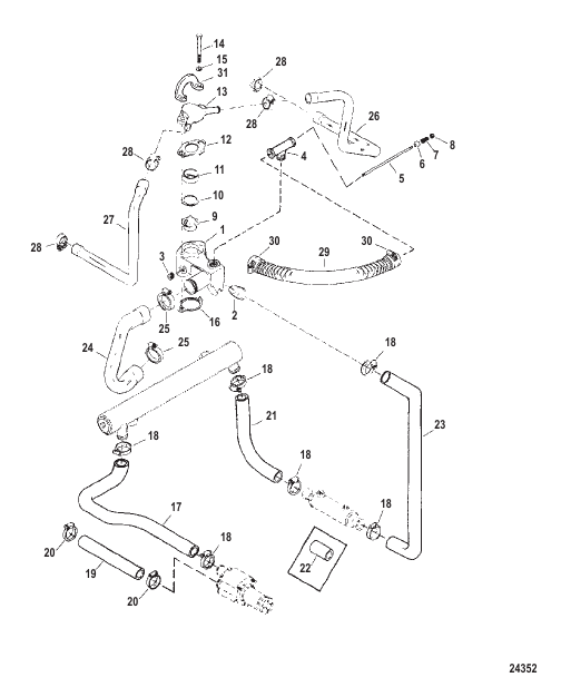 THERMOSTAT HOUSING