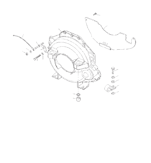 FLYWHEEL HOUSING (BRAVO PLUG-IN)