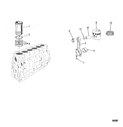 CONNECTING ROD AND PISTON