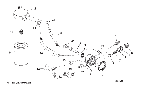 OIL FILTER AND OIL HOSES