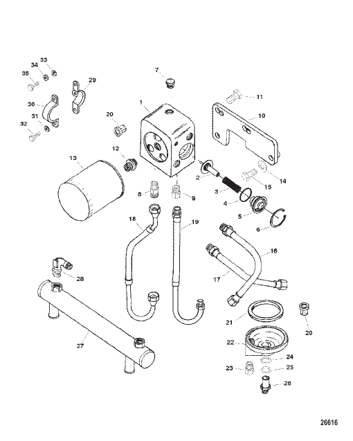 Oil Cooler And Oil Filter