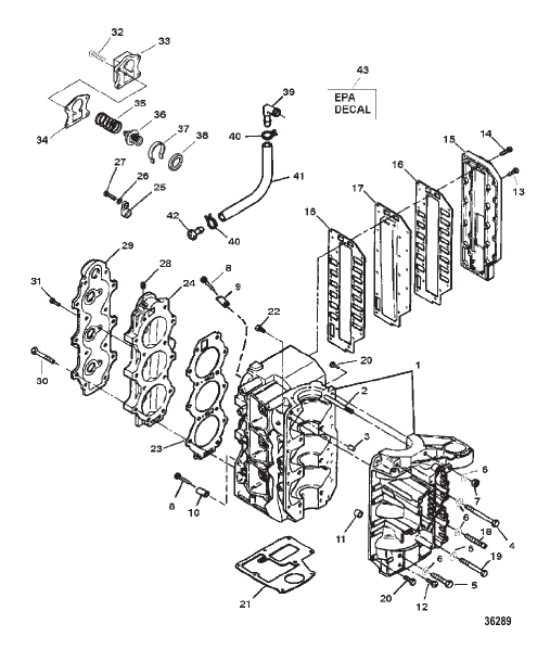 CYLINDER BLOCK ASSEMBLY