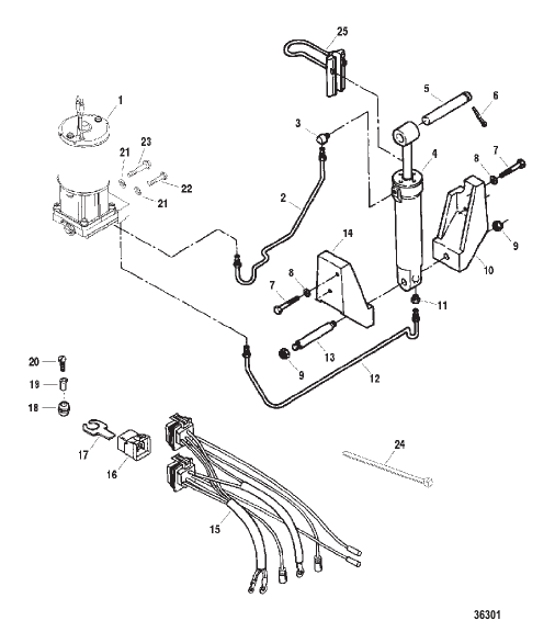 POWER TRIM AND TILT ASSEMBLY