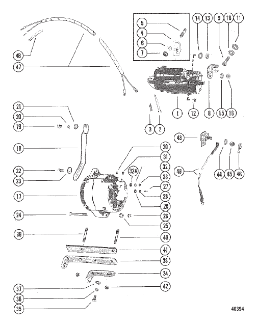 STARTER MOTOR AND ALTERNATOR