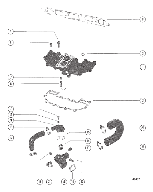 INTAKE MANIFOLD COVER AND THERMOSTAT COVER