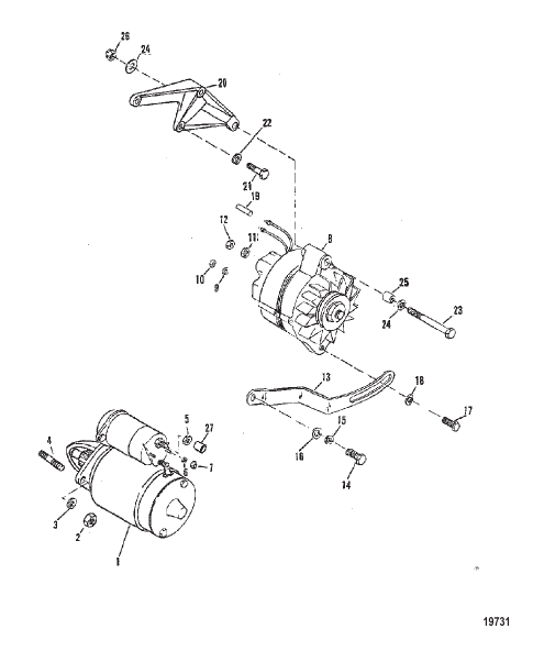 Starter Motor and Alternator