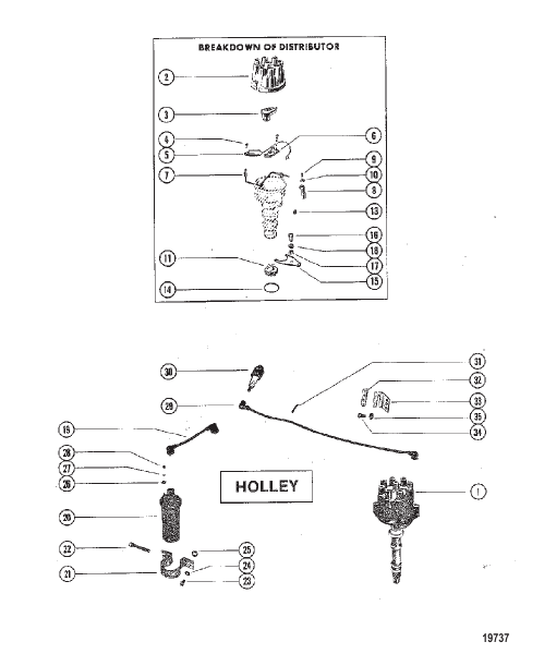 Distributor and Ignition Components (Holley)